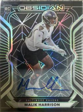 Malik Harrison [Autograph Electric Etch Green] #174
