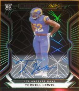 Terrell Lewis [Autograph Electric Etch Green] #156