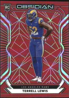 Terrell Lewis [Electric Etch Red Flood] #156