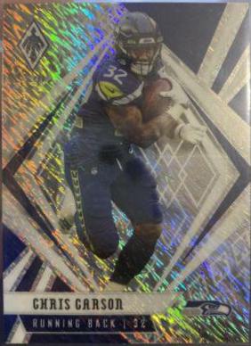 Chris Carson [White Shimmer] #100