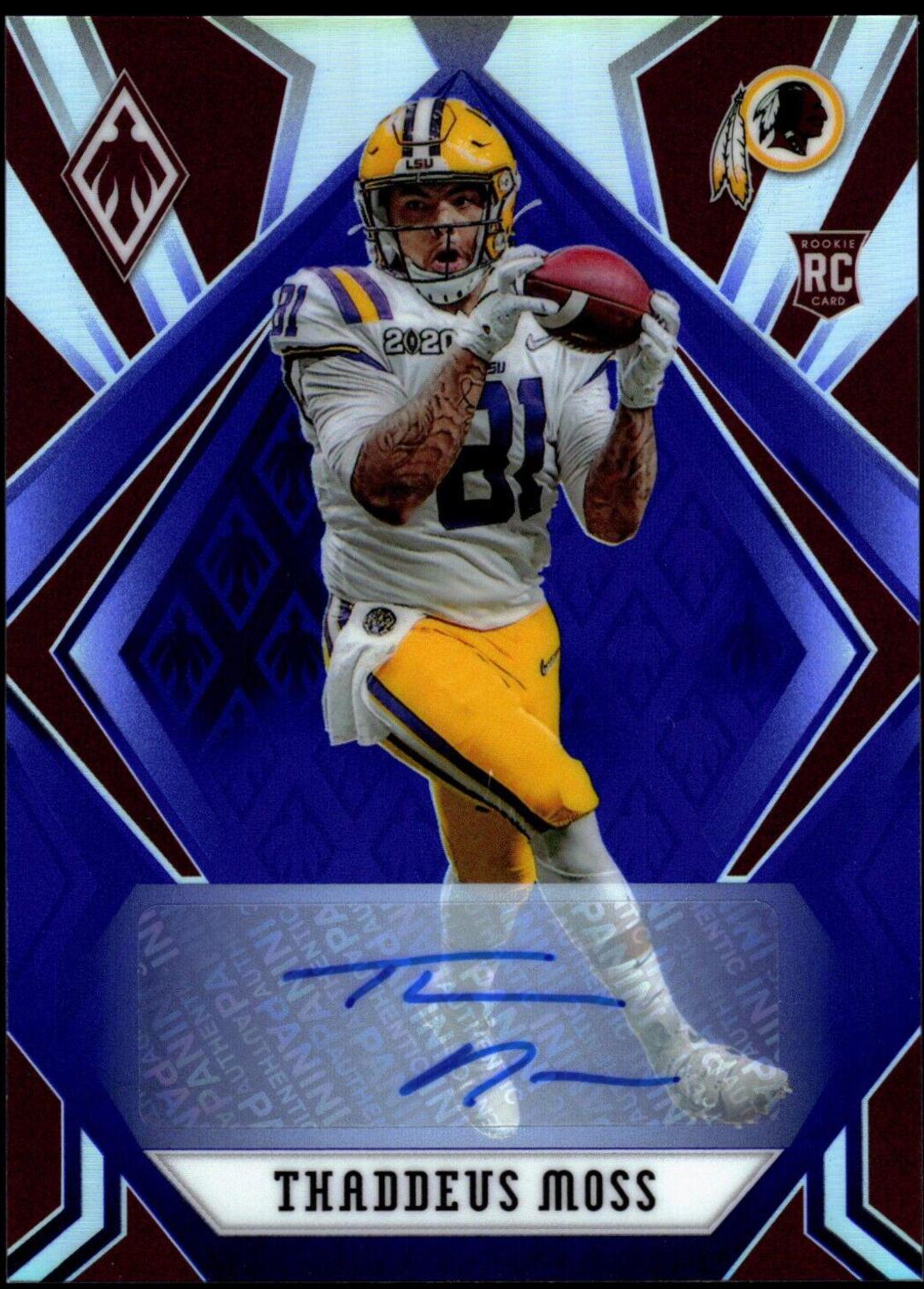Thaddeus Moss [Autograph Blue] #200