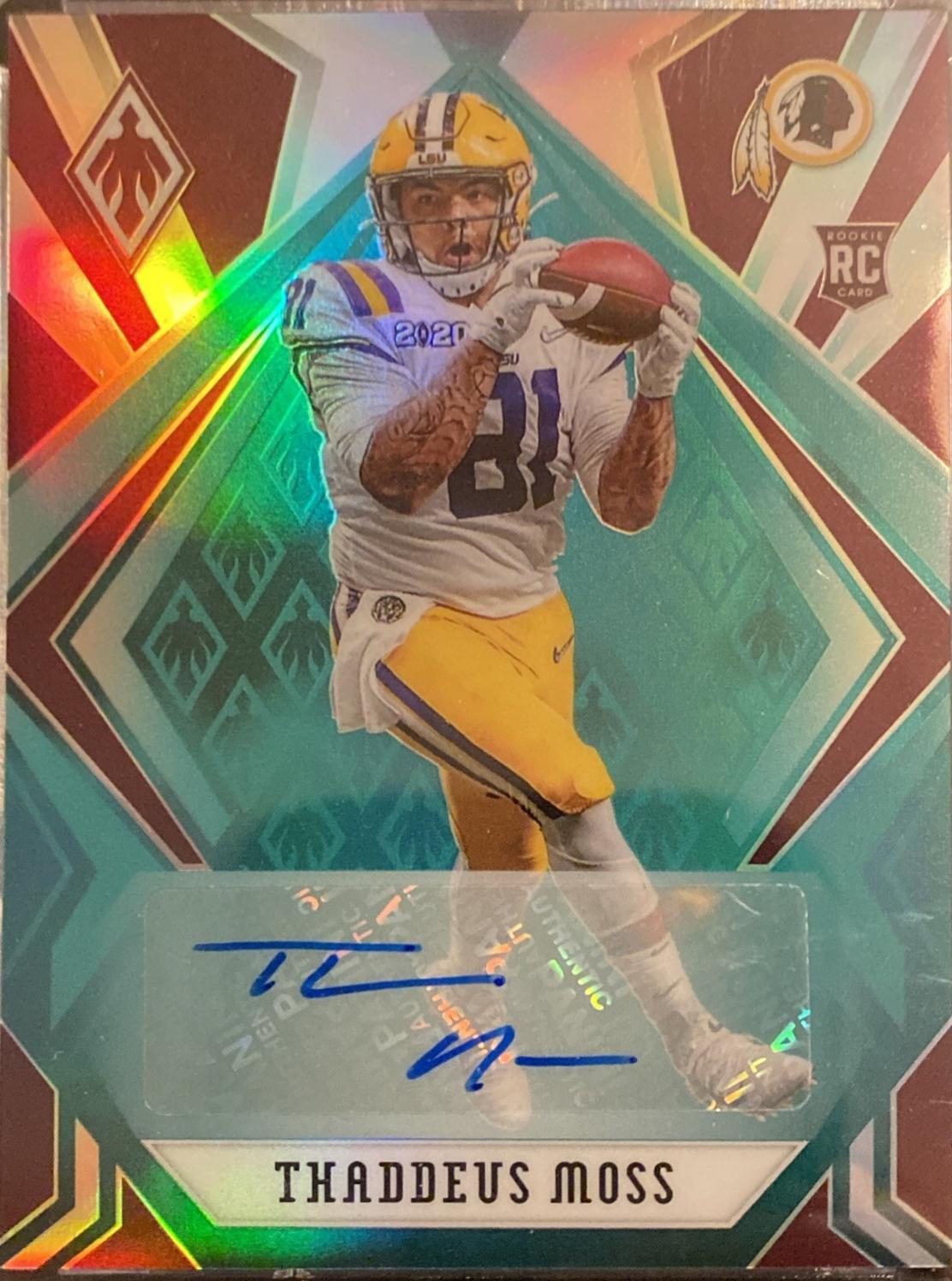 Thaddeus Moss [Autograph Green] #200