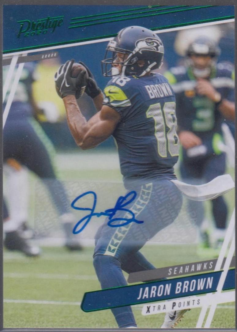 Jaron Brown [Xtra Points Signature Green] #169