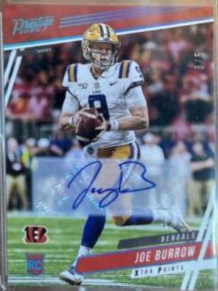 Joe Burrow [Xtra Points Signature Platinum] #258