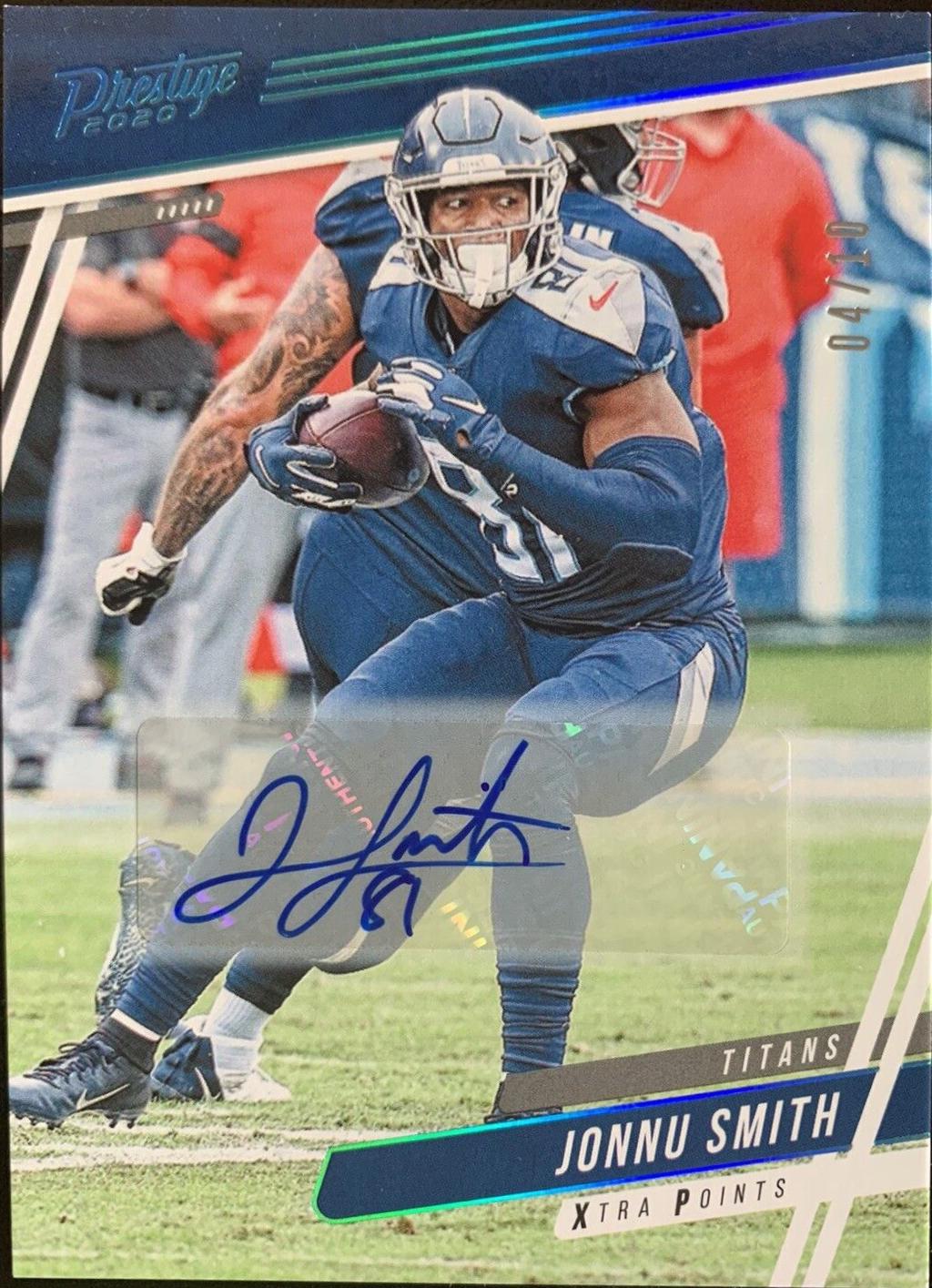 Jonnu Smith [Xtra Points Signature Platinum] #189