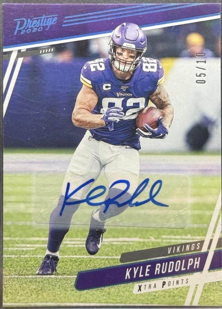 Kyle Rudolph [Xtra Points Signature Platinum] #197