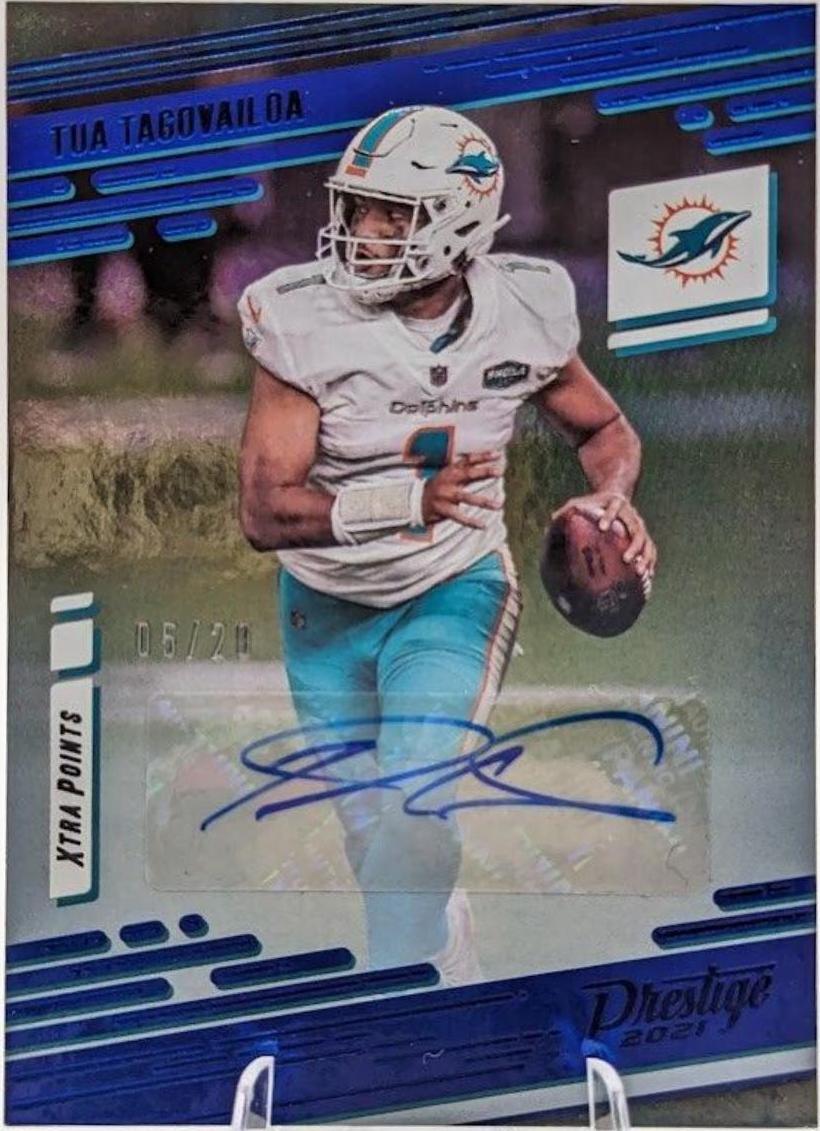 Tua Tagovailoa [Xtra Points Signature Blue] #295