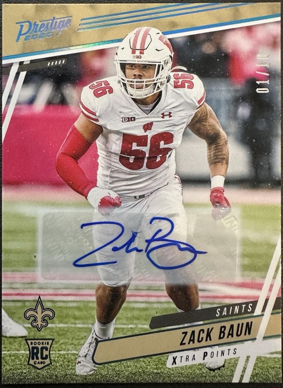 Zack Baun [Xtra Points Signature Blue] #299
