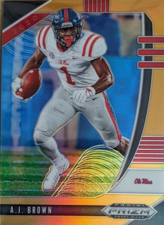 A.J. Brown [Neon Orange Prizm] #1