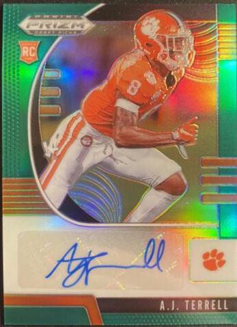 A.J. Terrell [Autograph Green Prizm] #203