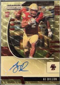 AJ Dillon [Autograph Gold Vinyl Prizm] #140