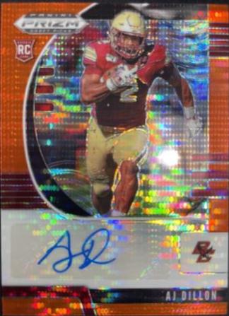 AJ Dillon [Autograph Orange Prizm] #140