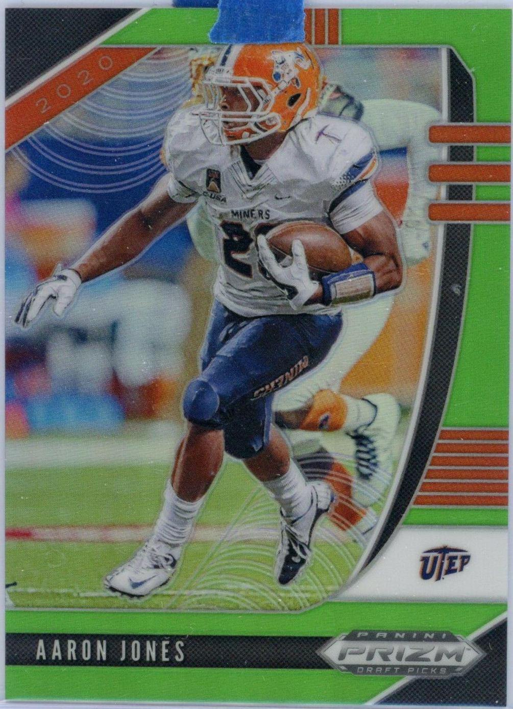 Aaron Jones [Green, Yellow Prizm] #2
