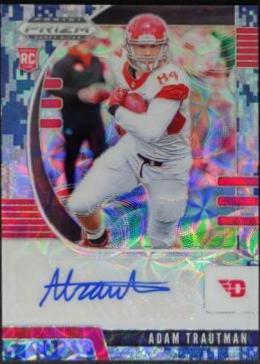 Adam Trautman [Autograph Camo Prizm] #202