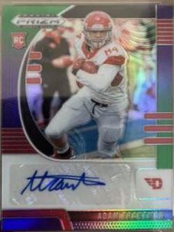 Adam Trautman [Autograph Purple Green Prizm] #202