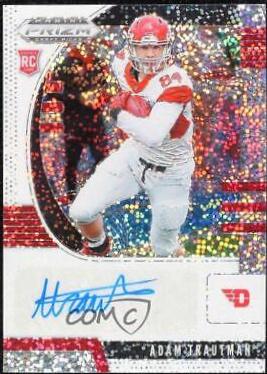 Adam Trautman [Autograph White Sparkle Prizm] #202
