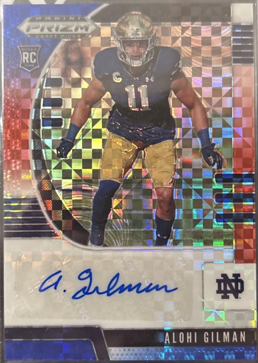 Alohi Gilman [Autograph Red White Blue Prizm] #190