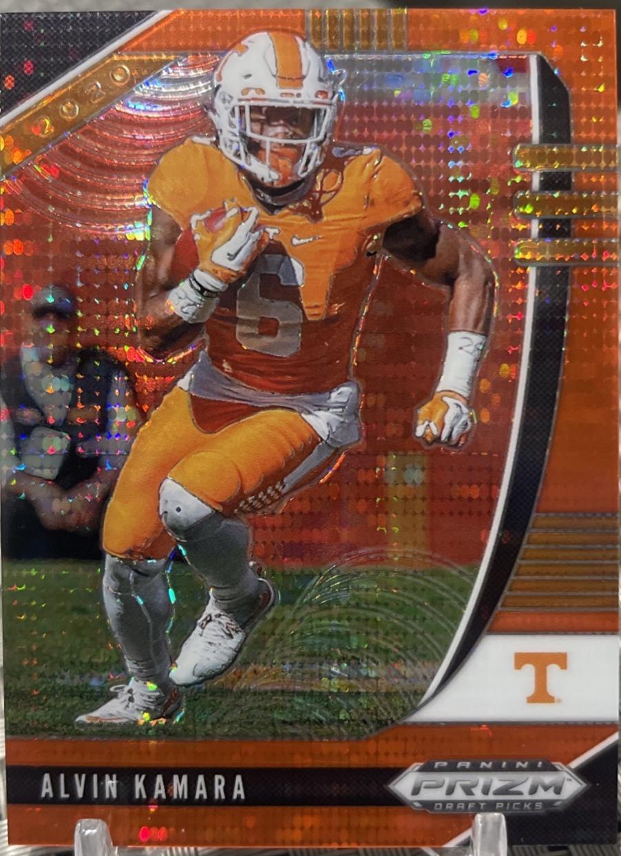 Alvin Kamara [Orange Pulsar Prizm] #6