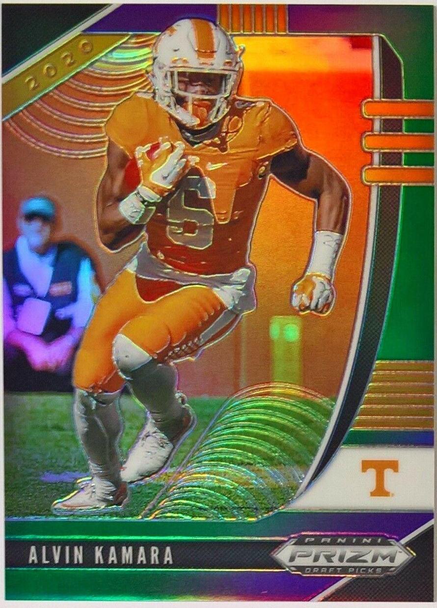 Alvin Kamara [Purple, Green Prizm] #6
