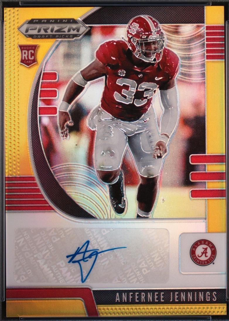 Anfernee Jennings [Autograph Gold Prizm] #199