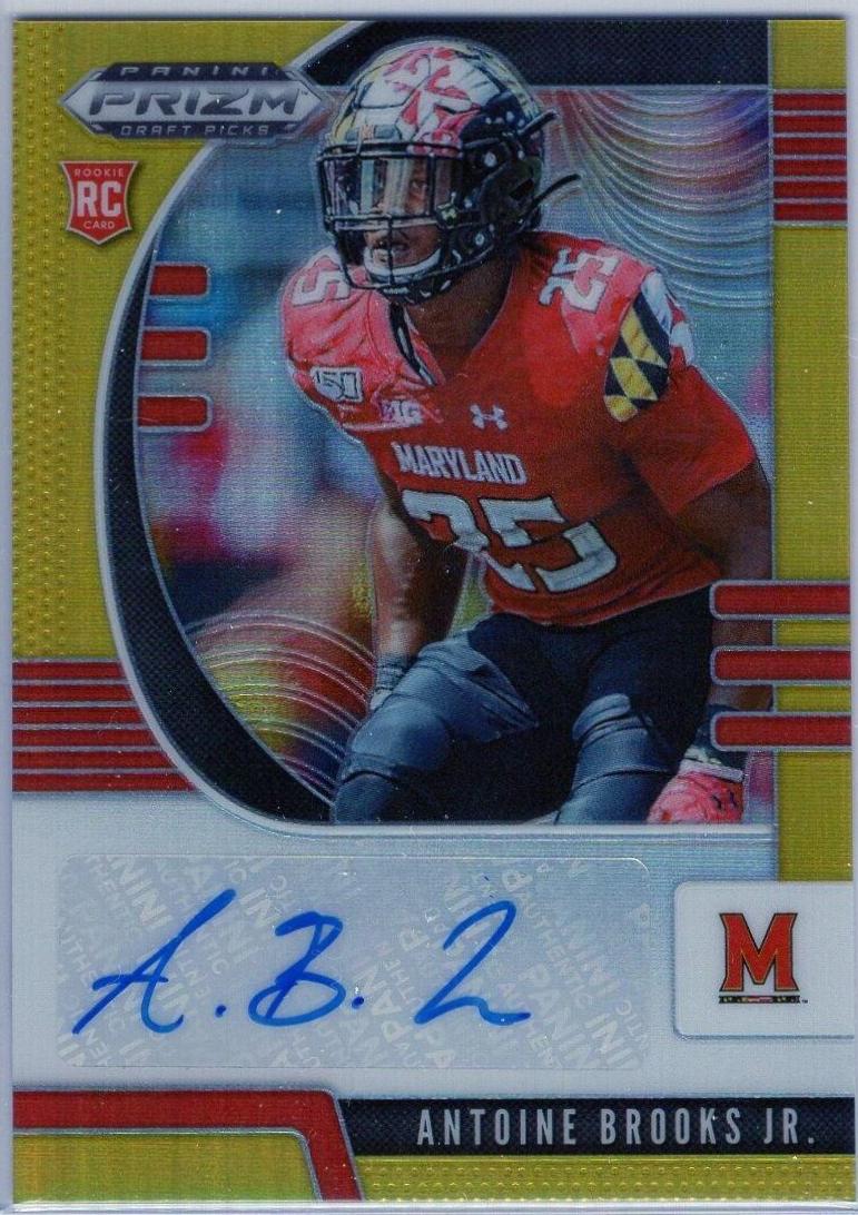 Antoine Brooks Jr. [Autograph Gold Prizm] #175