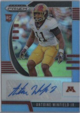 Antoine Winfield Jr. [Autograph Carolina Blue Prizm] #182