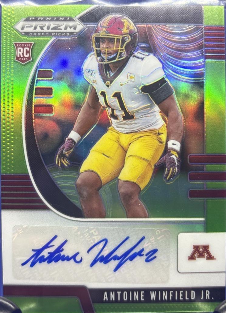 Antoine Winfield Jr. [Autograph Neon Green Prizm] #182