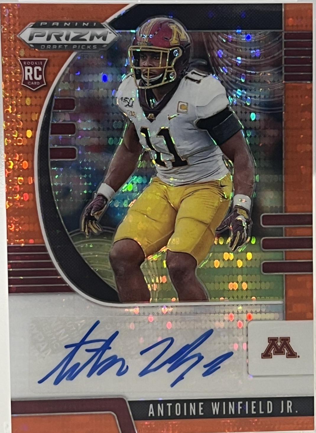 Antoine Winfield Jr. [Autograph Orange Pulsar Prizm] #182