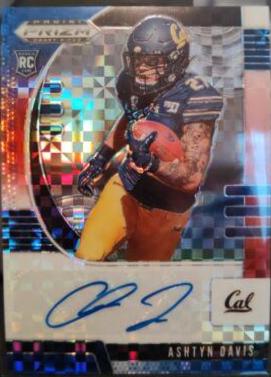 Ashtyn Davis [Autograph Red White Blue Prizm] #216