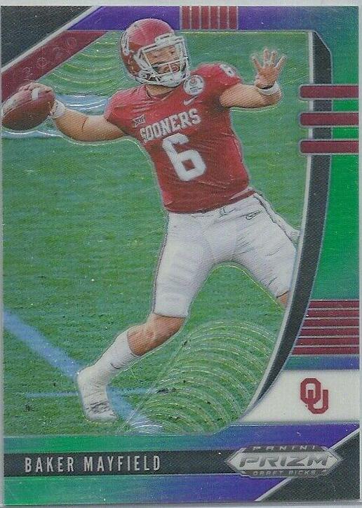 Baker Mayfield [Purple, Green Prizm] #9