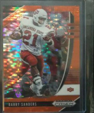 Barry Sanders [Orange Pulsar Prizm] #11