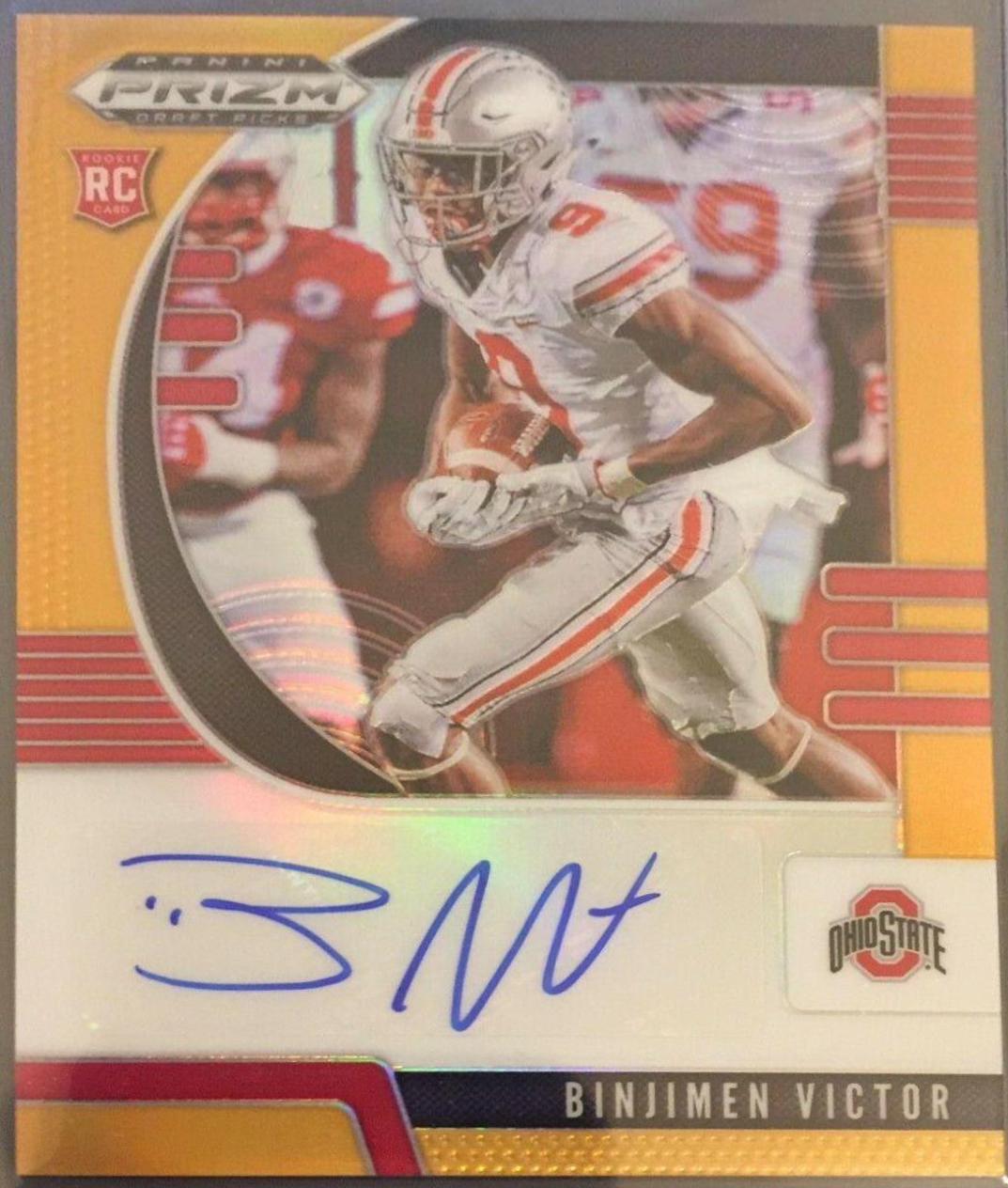 Binjimen Victor [Autograph Orange Prizm] #245