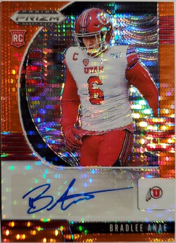 Bradlee Anae [Autograph Orange Pulsar Prizm] #295