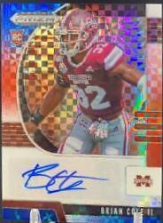 Brian Cole II [Autograph Red White Blue Prizm] #254