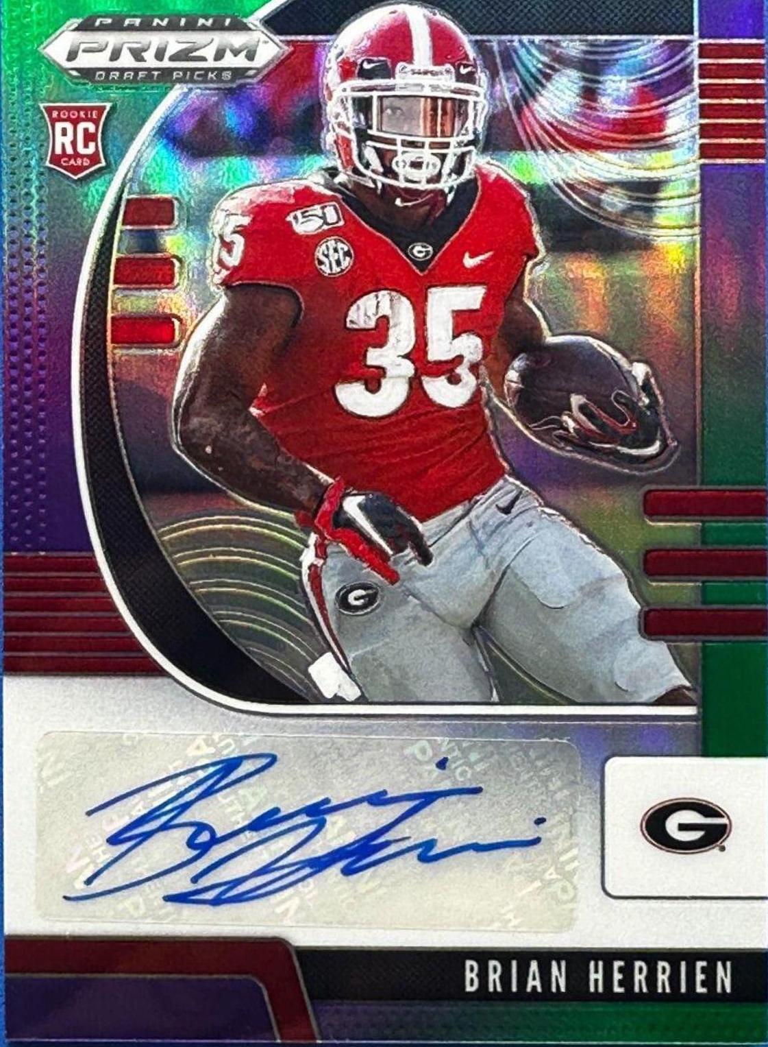 Brian Herrien [Autograph Purple Green Prizm] #134