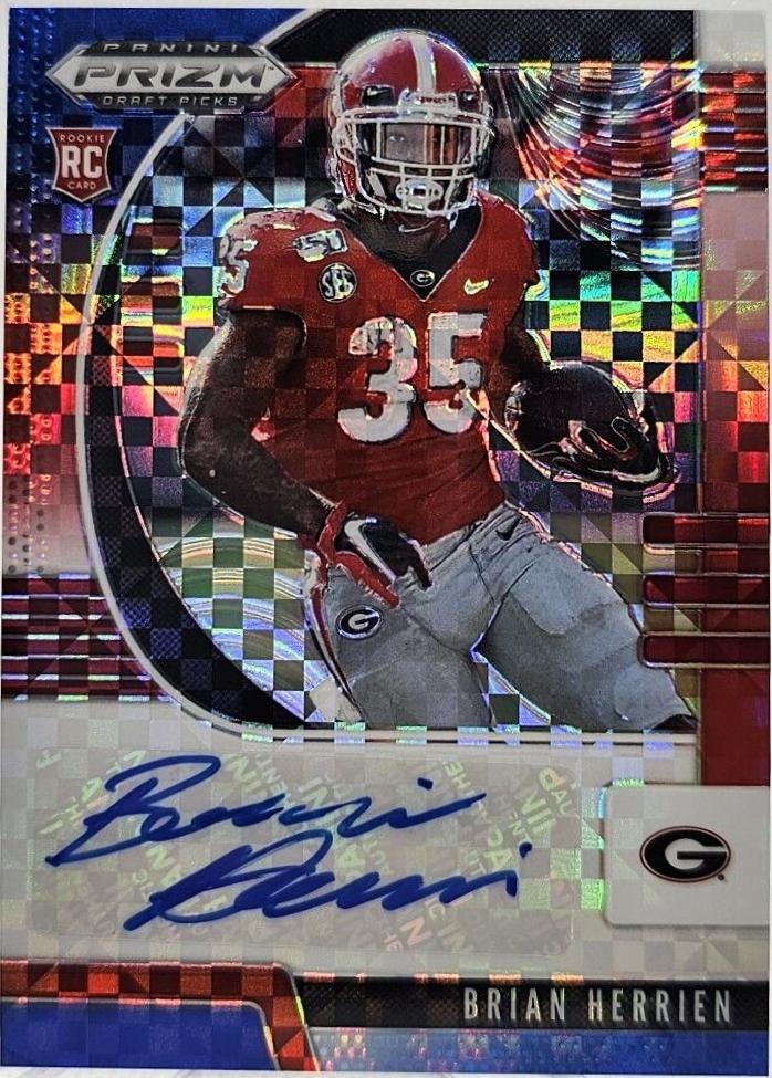 Brian Herrien [Autograph Red White Blue Prizm] #134