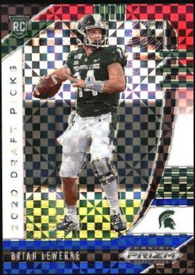 Brian Lewerke [Red, White, Blue Prizm] #142