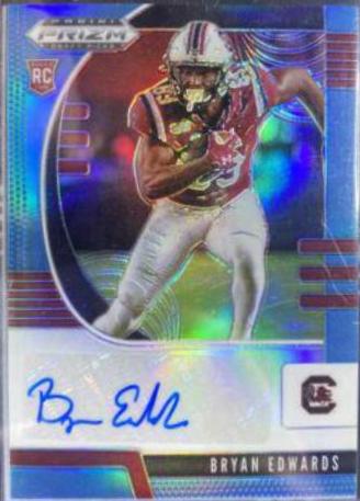 Bryan Edwards [Autograph Carolina Blue Prizm] #141