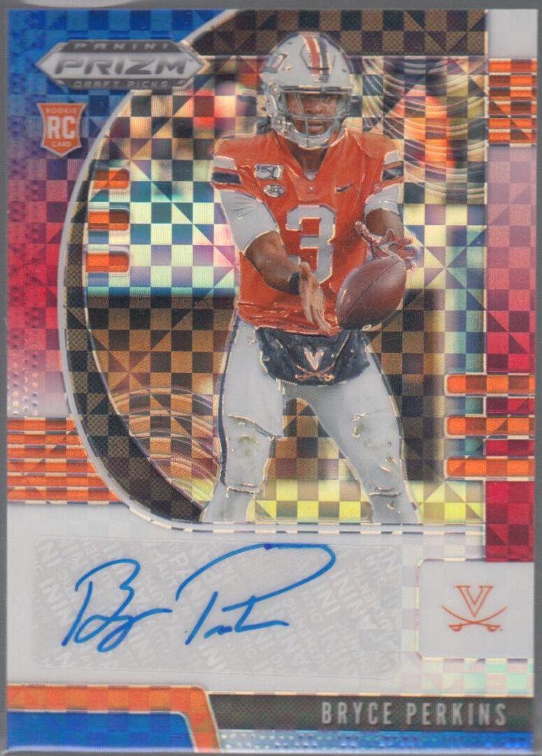 Bryce Perkins [Autograph Red White Blue Prizm] #299