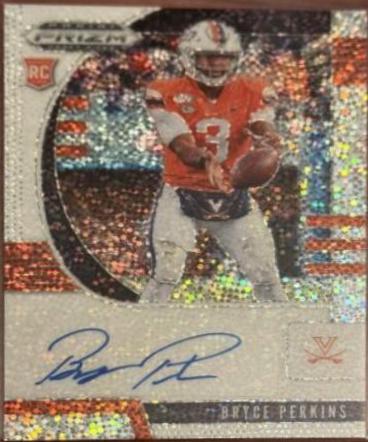 Bryce Perkins [Autograph White Sparkle Prizm] #299