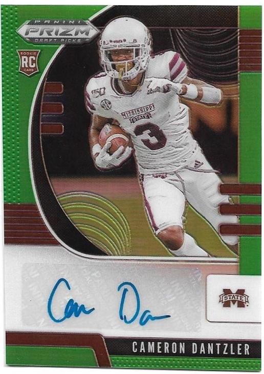 Cameron Dantzler [Autograph Neon Green Prizm] #188