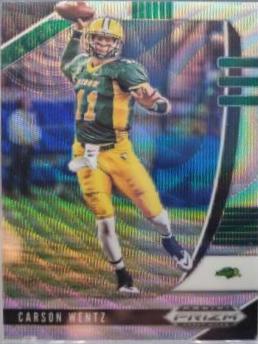 Carson Wentz [Blue Wave Prizm] #13