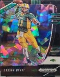Carson Wentz [Green Ice Prizm] #13