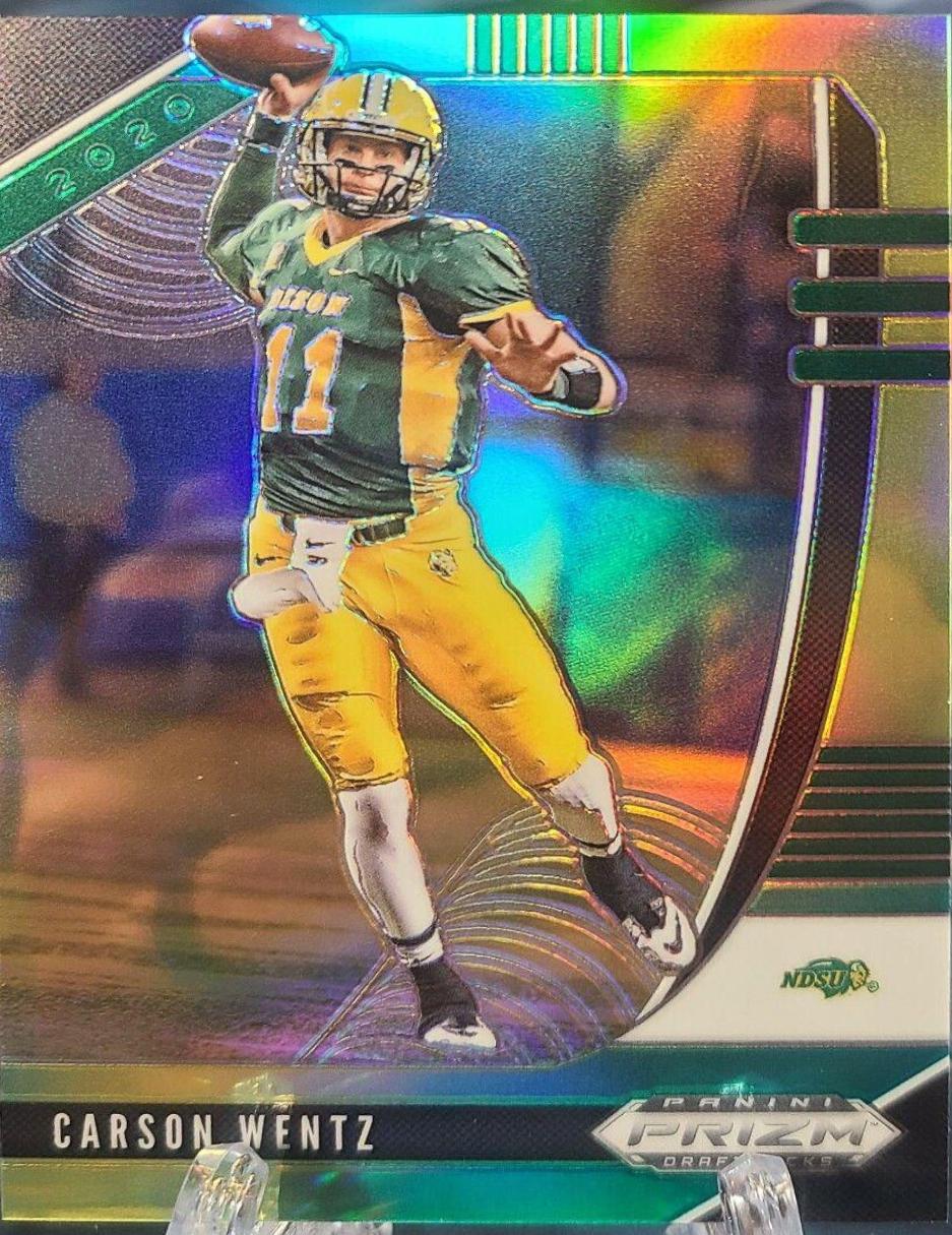 Carson Wentz [Green, Yellow Prizm] #13