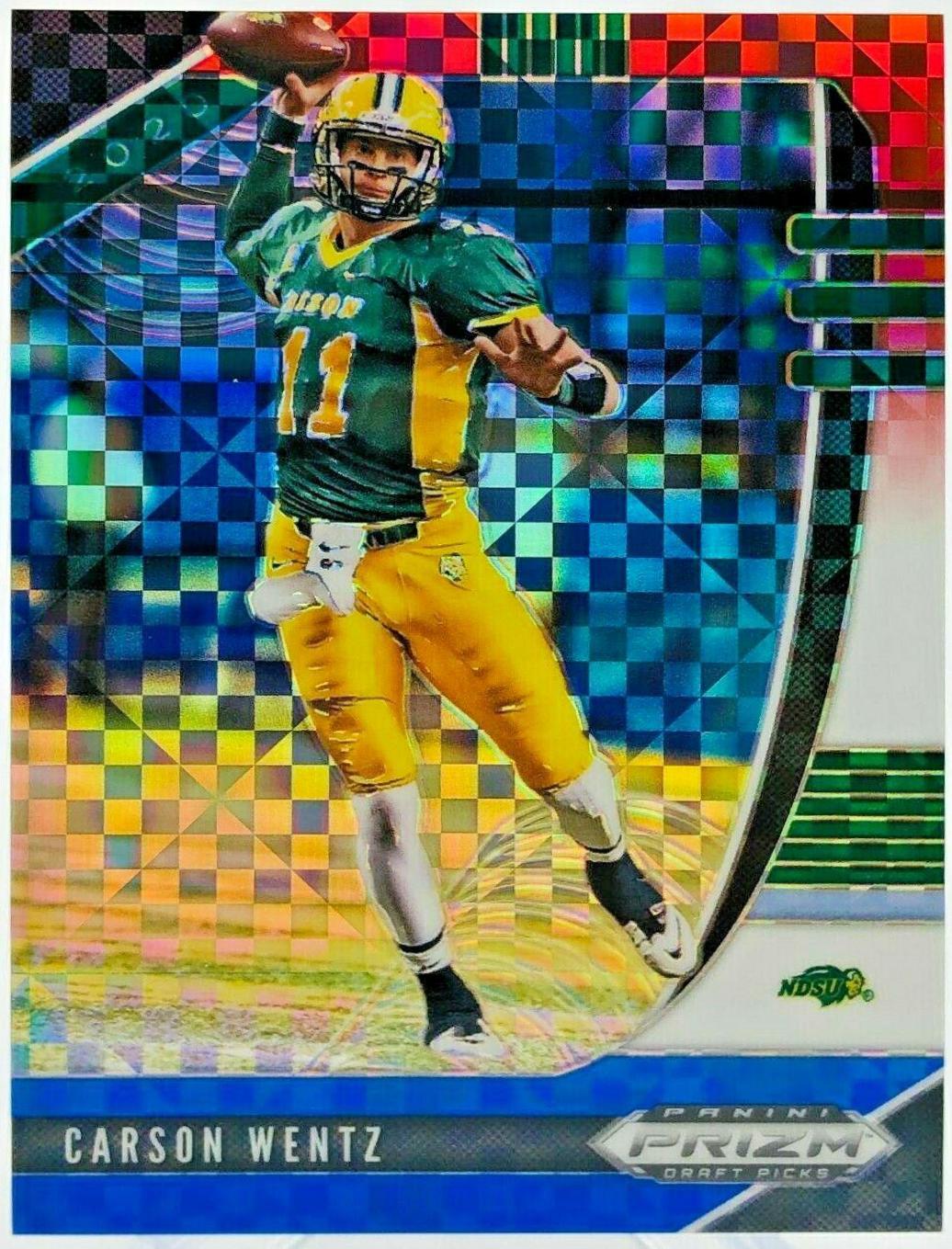 Carson Wentz [Red, White, Blue Prizm] #13