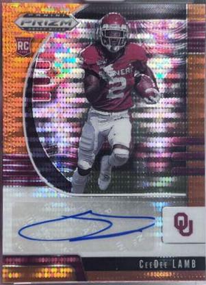 CeeDee Lamb [Autograph Orange Pulsar Prizm] #104