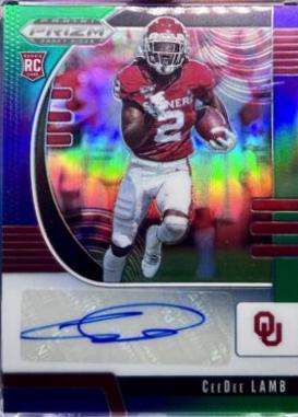 CeeDee Lamb [Autograph Purple Green Prizm] #104