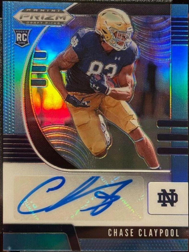 Chase Claypool [Autograph Carolina Blue Prizm] #124