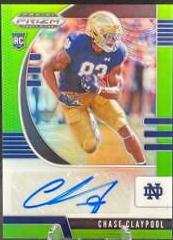 Chase Claypool [Autograph Neon Green Prizm] #124