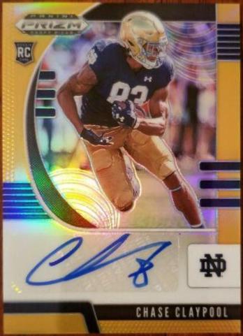 Chase Claypool [Autograph Orange Prizm] #124